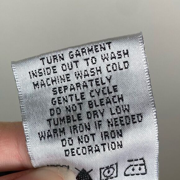 Vintage Quacker Factory Black Heart Beaded Jeans - Picture 5 of 5